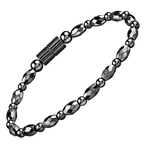Hematite Magnetic Therapy Bracelet Petite Marquise