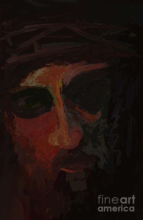 Jesus Abstract Painting Jesus In Dream Painting By Kartick Dutta Pixels