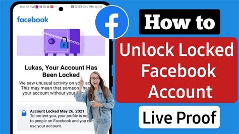 your account has been locked facebook confrim your identity unlock facebook id 2023 youtube