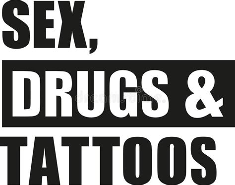Drogas Y Tatuajes Del Sexo Ilustración Del Vector Ilustración De Tinta 107201622
