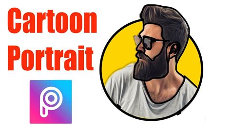 Cartoon Portrait Logo Picsart Tutorial Youtube