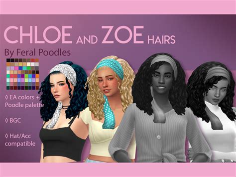 The Sims Resource Winona Hair