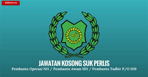 Daily monitor staff attendance 3. Jawatan Kosong SUK Perlis • Kerja Kosong Kerajaan