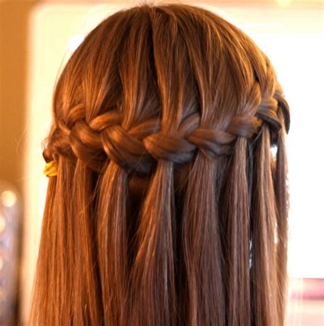 8 Cute Waterfall Twist Tutorial Long Hairstyles Ideas Pretty Designs