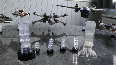 How To Build Stands For Your Lego Star Wars Space Ships Youtube
