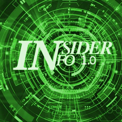 Insider Info 10 Youtube
