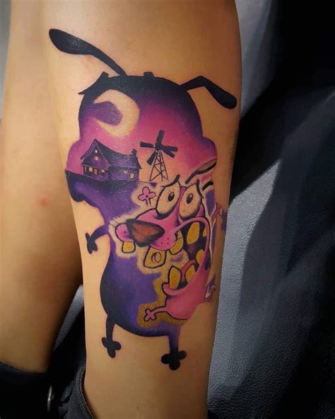 Courage The Cowardly Dog Tattoo Sleeve Best Tattoo Ideas