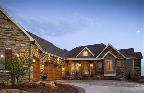 Craftsman Home With Angled Garage 9519rw Architectural Designs