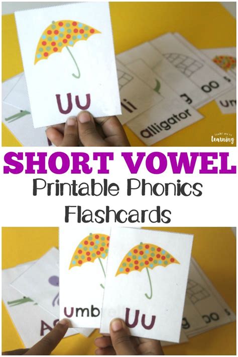 Documents similar to jolly phonics flashcards. Free Short Vowel Printable Phonics Flashcards - Thrifty ...