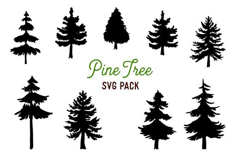Pine Tree Silhouette Svg Free 1379 Svg Images File Free Svg And Png