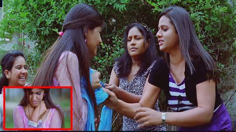 Senior Girls Ragging With Monal Gajjar Excellent Scene Telugu Movie