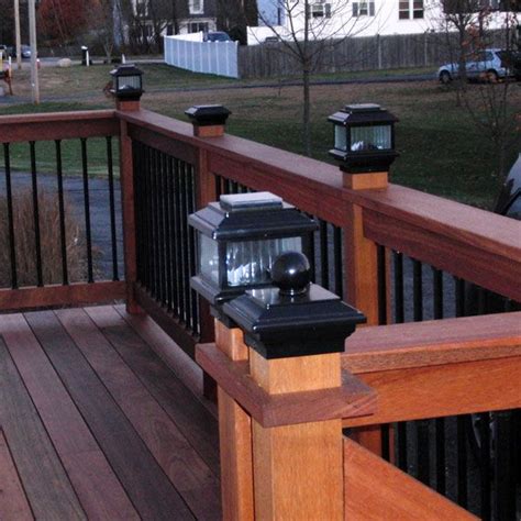 Outdoor Deck Railing Solar Lights Outdoor Lighting Ideas