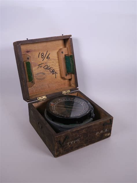 A 1940s Raf Type P4a Aircraft Calibration Compass No 34233t With