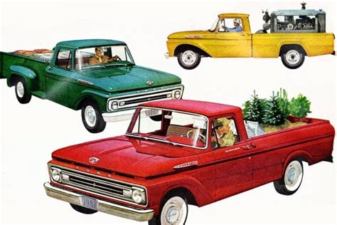 See What Classic 60s Ford Pickup Trucks Looked Like And What They Offered