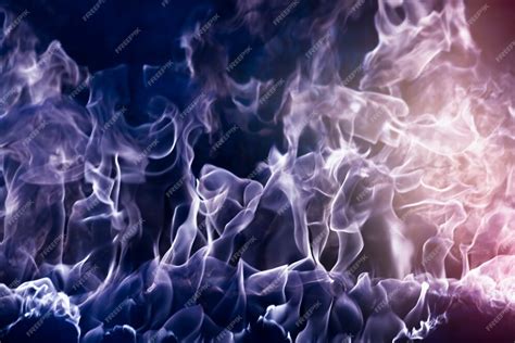Premium Photo Abstract Of Blue Blaze Fire Flame For Texture And