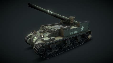 Low Poly M12 Hmc Artillery 3d Model By Kado3d Kadopl 2745ab6