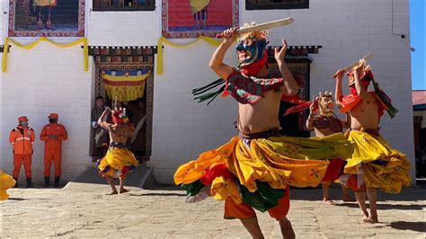 Dance Bhutan Mask Dance Cham Festival In Bhutan 🇧🇹 Youtube