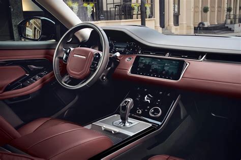 The Interior Of The New Range Rover Evoque Changing Lanes