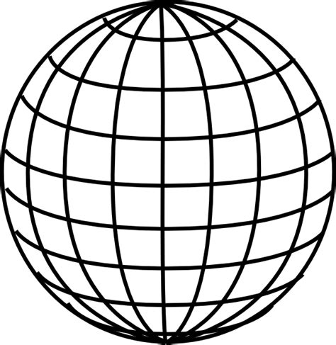 Globe Black And White Globe Clipart Wikiclipart