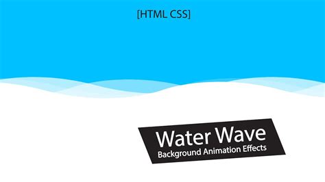 Css Water Wave Background Animation Effects Html Css Tutorial Youtube