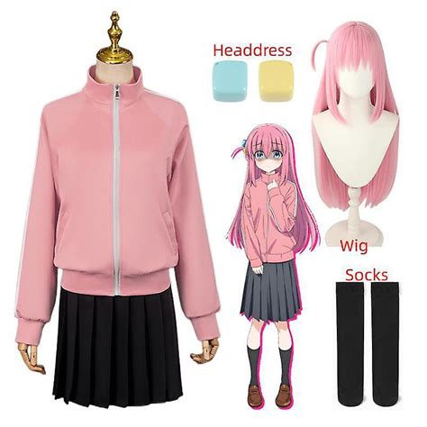 Gotou Hitori Cosplay Bocchi The Rock Gotou Hitori Cosplay Costume Jk