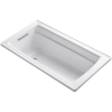 Whirlpools, bubblemassage, effervescence, baths, and vibracoustic. KOHLER Archer 5 ft. Reversible Drain Acrylic Soaking Tub ...