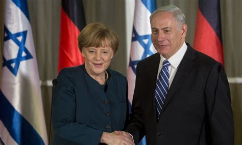 Touting Strong Friendship Germanys Merkel Lands In Israel The Times