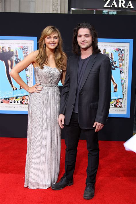 Aimee Teegarden And Thomas Mcdonell At The World Premiere Of Prom