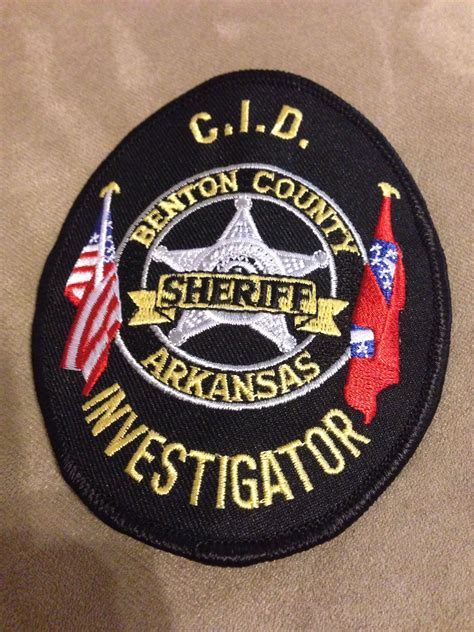 Benton County Sheriff's Office CID | Police patches, Police, Emergency