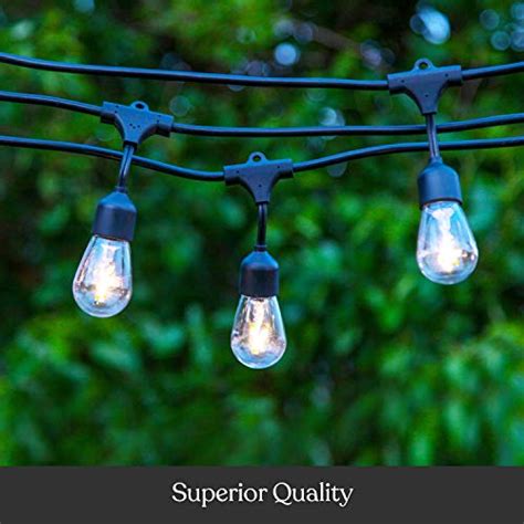 Brightech Ambience Pro Solar Powered Outdoor String Lights Commercial