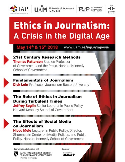 Ethics In Journalism A Crisis In The Digital Age Ich