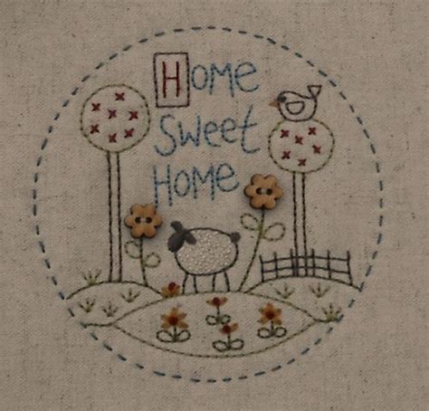 Home sweet home quote floral embroidery hoop art this is a wooden hoop with the quote home sweet home hand embroidered with a heart and vine floral embroidery pattern, diy feminist fiber art, home decor gift, feminine needlework project, craft kit for adults, hand embroidery pdf. 20-OFF-Mini-Stitchery-Home-Sweet-Home-Sewing-Kits-by ...