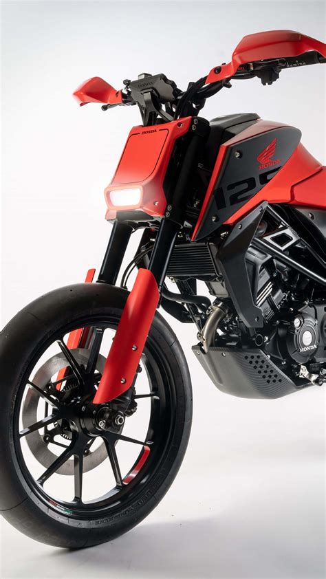 Honda cbr600rr red sport motorcycle. Honda CB125M Concept Bike Free 4K Ultra HD Mobile Wallpaper