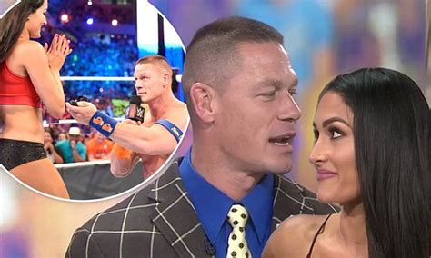 John Cena Proposed To Nikki Bella When She Was Doped Daily Mail Online