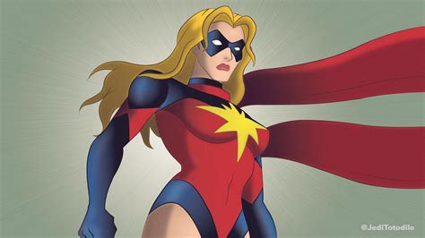 Carol Danvers Ms Marvel Earths Mightiest Heroes Style Fan Art By
