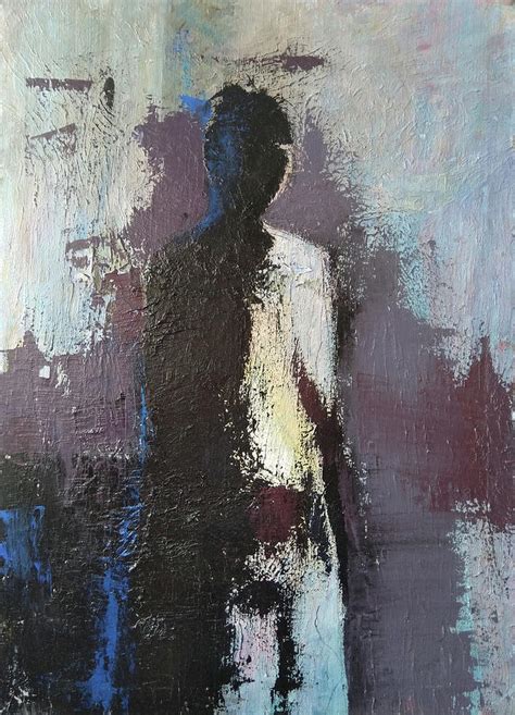 Abstract Figure Painting By Kamsar Ohanyan
