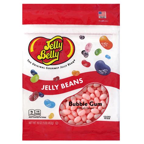 Bubble Gum Jelly Beans 16 Oz Re Sealable Bag
