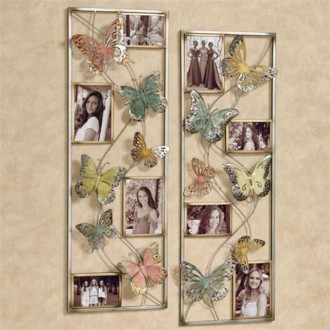 You'll also find photo frames to fit all your photos, and photo collages to accent any room. Butterfly Photo Frame Metal Wall Art Set | Framed wall art, Wall art sets, Framed wall art sets