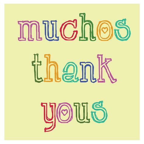 Muchos Thank Yous Product Categories Pinxe Cards