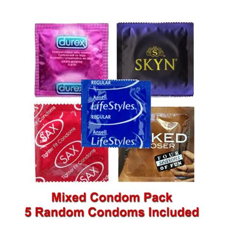 Condoms 5 Pack Random Sachets The Hot Spot