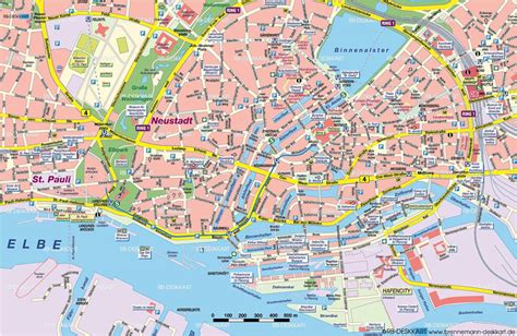 Hamburg Sehenswürdigkeiten Karte Hamburg Sehenswürdigkeiten Karte