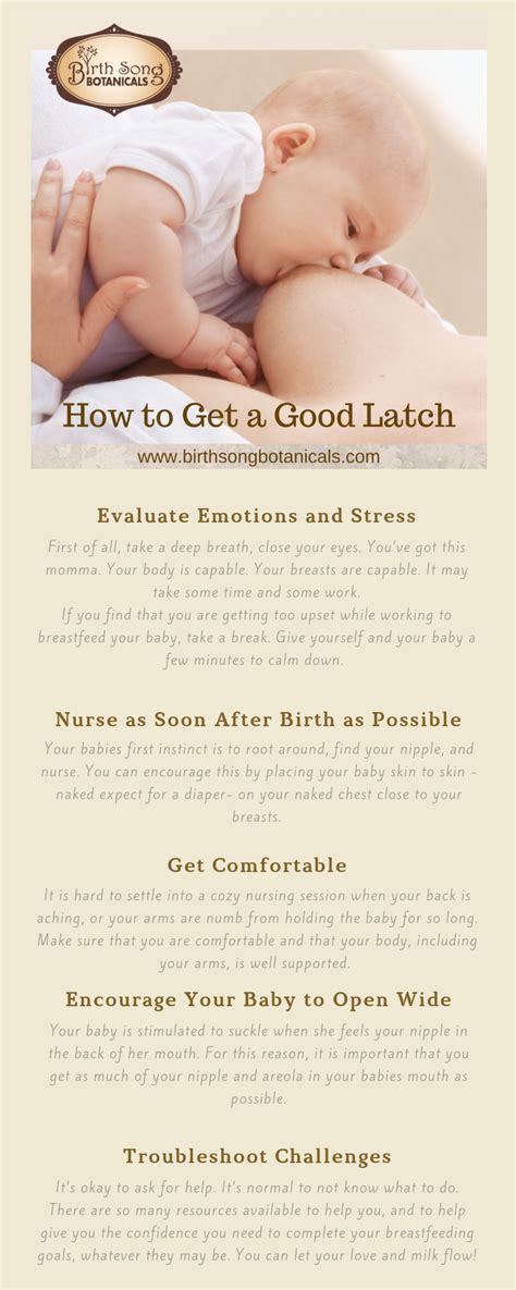How To Get A Good Latch Breastfeeding Breastfeeding Supplements