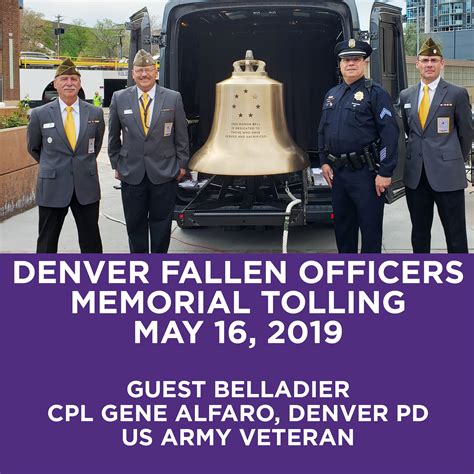HONOR BELL TOLLS AT DENVER FALLEN OFFICERS MEMORIAL – Honor Bell Foundation