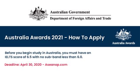 Australia Awards 2021 How To Apply Asean Scholarships