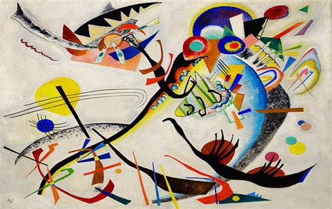 Wassily Kandinsky Wall Art Blue Segment Gallery Wrapped Canvas Art For