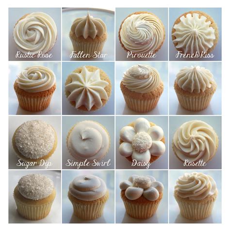 Different Frosting Techniques Cupcake Decorating Tips Wedding Cake