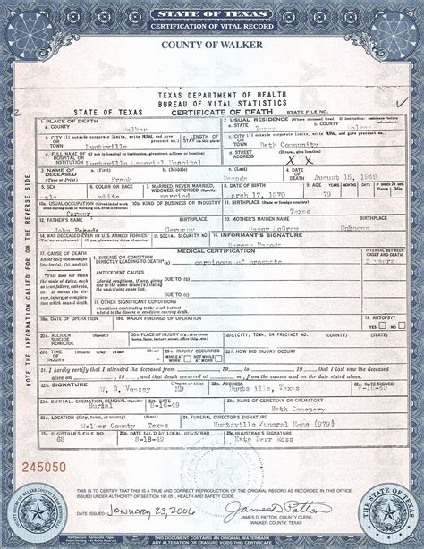 Official Birth Certificate Templates Best Professionally Designed