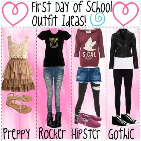 Cute Middle School Outfit Ideas First Day Of School