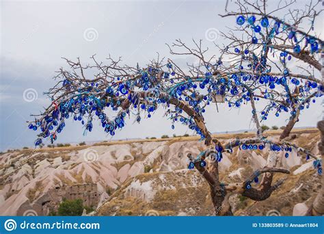 Cappadocia Turkey Tree Hanging Nazar Amulets A Special Eye Shaped