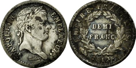 France 12 Franc 1813 I Coin Napoléon I Limoges Silver Ef40 45